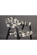 Graphic Patterned Dining Chair (2) | Dutchbone Miyo | Dutchfurniture.com