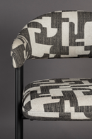 Graphic Patterned Dining Chair (2) | Dutchbone Miyo | Dutchfurniture.com