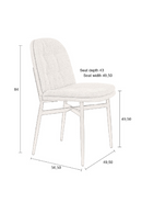 Fabric Upholstered Dining Chair (2) | Dutchbone Jade | Dutchfurniture.com