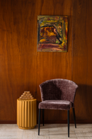Fluted Cylindrical Stool | Dutchbone Camila | Dutchfurniture.com