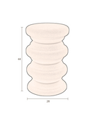 Iron Layered Stool | Dutchbone Artemis | Dutchfurniture.com