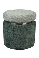 Bouclé Cylindrical Stool | Dutchbone Sen | Dutchfurniture.com