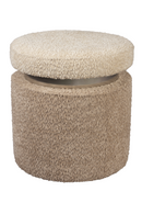 Bouclé Cylindrical Stool | Dutchbone Sen | Dutchfurniture.com