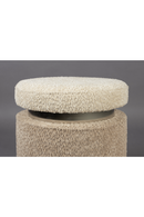 Bouclé Cylindrical Stool | Dutchbone Sen | Dutchfurniture.com