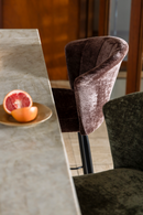 Upholstered Counter Stools (2) | Dutchbone Georgia | Dutchfurniture.com