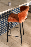 Upholstered Counter Stools (2) | Dutchbone Georgia | Dutchfurniture.com