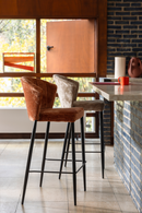 Upholstered Counter Stools (2) | Dutchbone Georgia | Dutchfurniture.com
