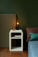 Beige Modern Bedside Table | Dutchbone Veda | Dutchfurniture.com