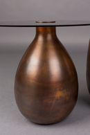 Brown Glass Side Table Set (2) | Dutchbone Selene | Dutchfurniture.com