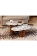 Marble Pedestal Side Tables (3) | Dutchbone Suki | Dutchfurniture.com
