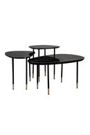 Black Iron Side Table Set (3) | Dutchbone Phyllis | Dutchfurniture.com
