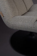 Light Gray Pedestal Accent Chair | Dutchbone Bar | Dutchfurniture.com