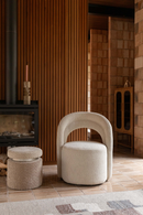 Bouclé Swivel Lounge Chair | Dutchbone Seina | Dutchfurniture.com