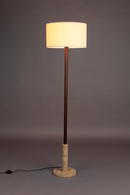 Beige Drum Shade Floor Lamp | Dutchbone Jackson | Dutchfurniture.com