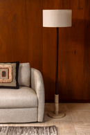 Beige Drum Shade Floor Lamp | Dutchbone Jackson | Dutchfurniture.com