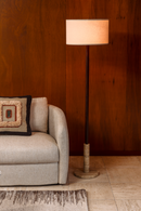 Beige Drum Shade Floor Lamp | Dutchbone Jackson | Dutchfurniture.com