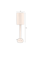 Rubber Wood Floor Lamp | Dutchbone Jones | Dutchfurniture.com
