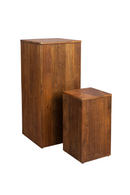 Mango Wood Plant Stand Set (2) | Dutchbone Ribble | Dutchfurniture.com