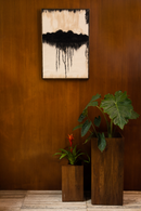 Mango Wood Plant Stand Set (2) | Dutchbone Ribble | Dutchfurniture.com