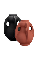 Black Aluminum Vase L | Dutchbone Thiago | Dutchfurniture.com