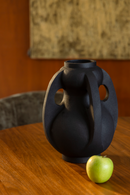 Black Aluminum Vase L | Dutchbone Thiago | Dutchfurniture.com