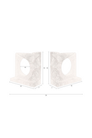 Brown Marble Book Ends (2) | Dutchbone Satpura | Dutchfurniture.com