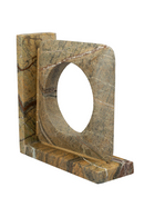 Brown Marble Book Ends (2) | Dutchbone Satpura | Dutchfurniture.com