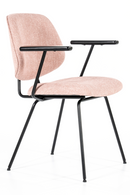 Pink Fletcher Dining Chair With Armrest | Eleonora Lynn | Oroatrade.com