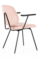 Pink Fletcher Dining Chair With Armrest | Eleonora Lynn | Oroatrade.com