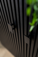 Black Mango Wood Cabinet | Eleonora Remi | Oroatrade.com