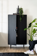Black Mango Wood Cabinet | Eleonora Remi | Oroatrade.com