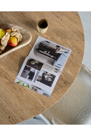 Travertine Pedestal Dining Table | Eleonora Aikin | Dutchfurniture.com