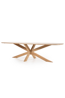 Natural Acacia Wood Dining Table | Eleonora Nikki | Dutchfurniture.com