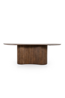 Mango Wood Modern Dining Table | Eleonora Jordy | Dutchfurniture.com