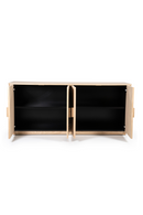 Oak Fluted 4-Door Sideboard | Eleonora Rosenborg | Dutchfurniture.com