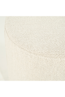 Cylindrical Beige Fabric Ottoman | Eleonora Avah | Dutchfurniture.com