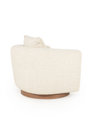 Curved Back Swivel Accent Chair | Eleonora Jordan | Dutchfurniture.com