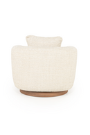 Curved Back Swivel Accent Chair | Eleonora Jordan | Dutchfurniture.com