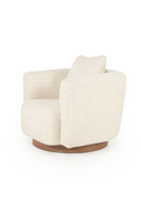 Curved Back Swivel Accent Chair | Eleonora Jordan | Dutchfurniture.com