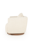Curved Back Swivel Accent Chair | Eleonora Jordan | Dutchfurniture.com