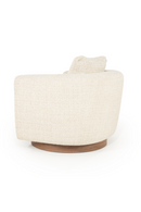 Curved Back Swivel Accent Chair | Eleonora Jordan | Dutchfurniture.com