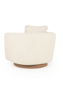 Curved Back Swivel Accent Chair | Eleonora Jordan | Dutchfurniture.com