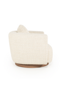 Curved Back Swivel Accent Chair | Eleonora Jordan | Dutchfurniture.com