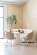 Curved Back Swivel Chair | Eleonora Molly | Dutchfurniture.com