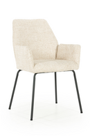 Fabric Upholstered Dining Armchair | Eleonora Indy | Dutchfurniture.com