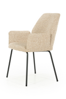 Fabric Upholstered Dining Armchair | Eleonora Indy | Dutchfurniture.com