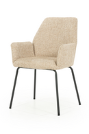Fabric Upholstered Dining Armchair | Eleonora Indy | Dutchfurniture.com