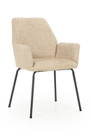 Fabric Upholstered Dining Armchair | Eleonora Indy | Dutchfurniture.com