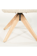 Oak Base Swivel Armchair | Eleonora Connor | Dutchfurniture.com