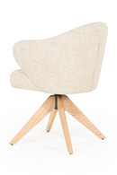 Oak Base Swivel Armchair | Eleonora Connor | Dutchfurniture.com